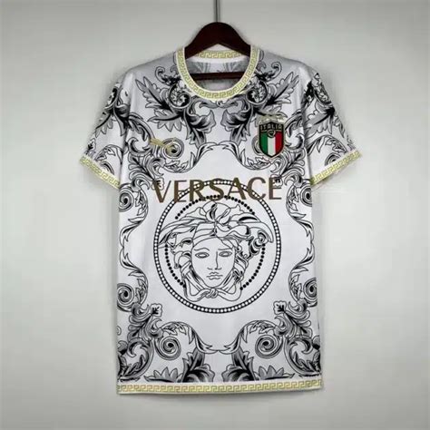 maglia versace bianca